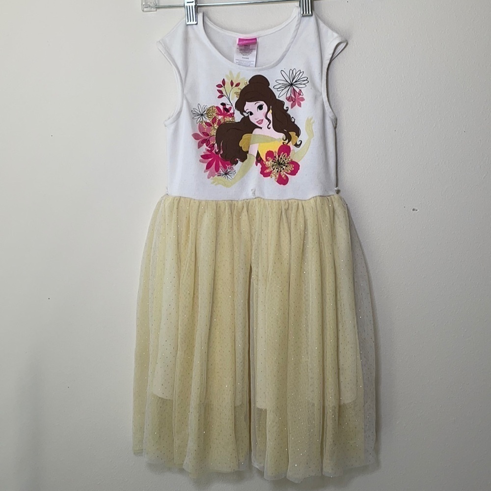 DISNEY Belle Princess Dress Size 6/6x